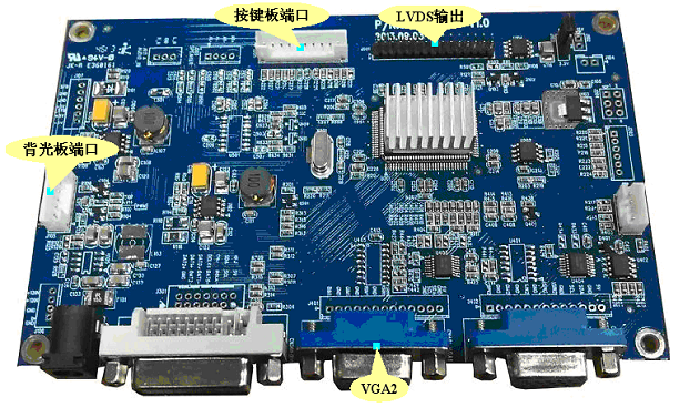 工業(yè)驅動板JX-T583GGD SPEC支持兩路VGA-LH-液晶驅動板